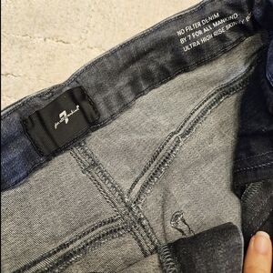 7 For All Mankind Women's Grey High Rise Bootcut Jeans